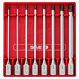 Milwaukee 48-22-9546 3/8 in. Drive SAE Long Hex Bit Socket Set with FOUR FLAT Sides, 6 in. Long Reach (8 Piece)