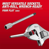 Milwaukee 48-22-9548 3/8 in. Drive Metric Long Ball End Hex Bit Socket Set, 6 in. Long Reach (7 Piece) - 4