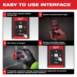Milwaukee 48-22-9802 150' Laser Distance Meter - 4