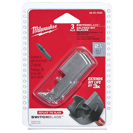 Milwaukee 48-25-5543 2-1/4 in. SwitchBlade™ Replacement Blades (3 Pack)