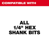 Milwaukee 48-28-1010 6" x 1/4" All Hex Extension - 2