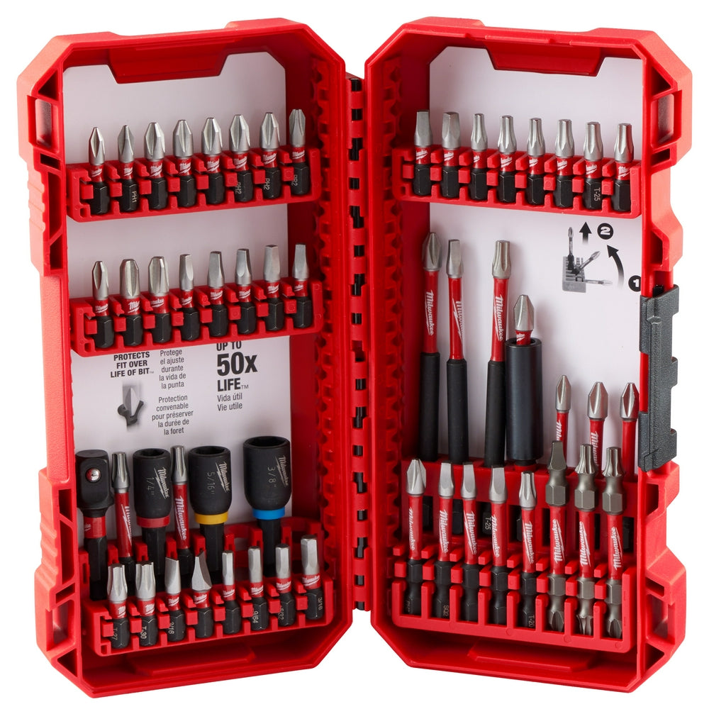 Milwaukee 48-32-4010 SHOCKWAVE Impact Duty Driver Bit Set - 54PC