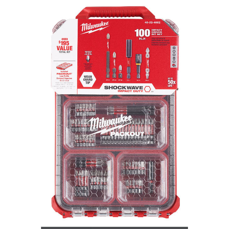 Milwaukee 48-32-4082 100PC Shockwave Packout Kit - 3