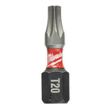 Milwaukee 48-32-4135 SHOCKWAVE™ Impact Torx® T20 Insert Bits (25 Pack)