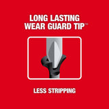 Milwaukee 48-32-4138 SHOCKWAVE Impact Duty 1" T40 Insert Bits 25Pk –  Wear Guard Tip, Impact Rated - 6