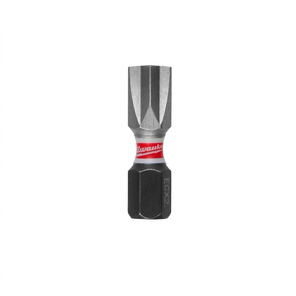 Milwaukee 48-32-4142 SHOCKWAVE 1" Impact Duty ECX2 Insert Bit (25 Pack)