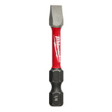 Milwaukee 48-32-4158 SHOCKWAVE™ 2 in. Impact Slotted 1/4 in. Power Bits (25 Pack)