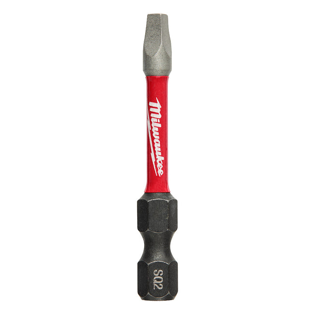 Milwaukee 48-32-4172 SHOCKWAVE™ 2 in. Impact Square Recess #2 Power Bits (25 Pack)