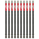 Milwaukee 48-32-4208 SHOCKWAVE™ 6 in. Impact Phillips #3 Power Bits (10 Pack)