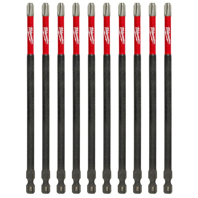 Milwaukee 48-32-4208 SHOCKWAVE™ 6 in. Impact Phillips #3 Power Bits (10 Pack)