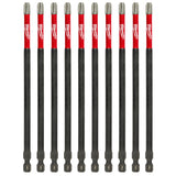 Milwaukee 48-32-4208 SHOCKWAVE™ 6 in. Impact Phillips #3 Power Bits (10 Pack)