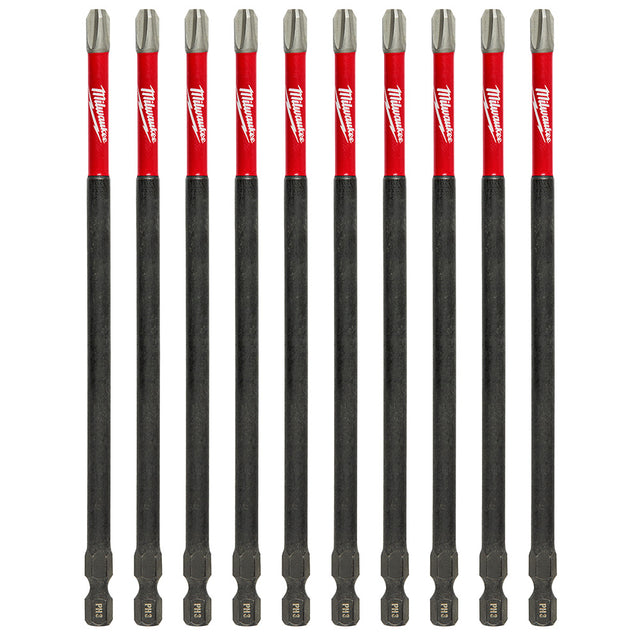 Milwaukee 48-32-4208 SHOCKWAVE™ 6 in. Impact Phillips #3 Power Bits (10 Pack)