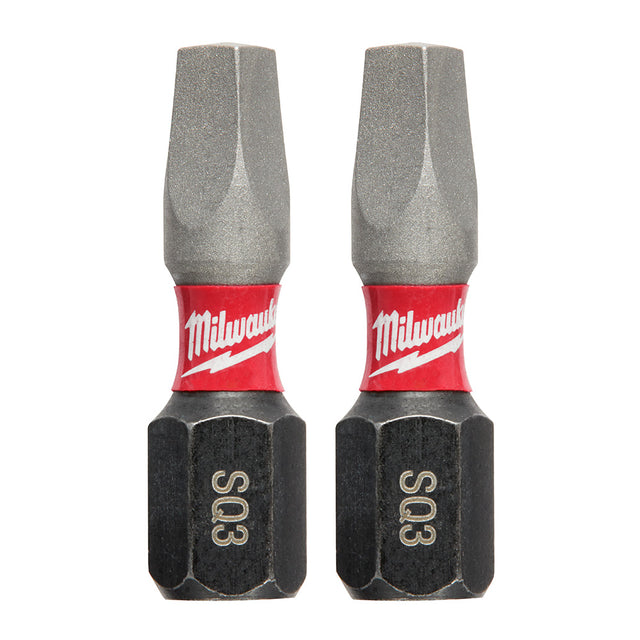 Milwaukee 48-32-4423 SHOCKWAVE 1" SQ3 Impact Bit 2PK