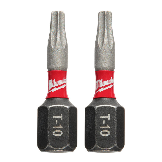 Milwaukee 48-32-4427 SHOCKWAVE™ 2-Piece Impact Torx® T10 Insert Bits (3 Pack)