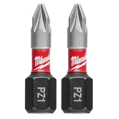 Milwaukee 48-32-4431 SHOCKWAVE™ 2-Piece Impact Phillips #1 Insert Bits (3 Pack)