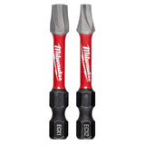 Milwaukee 48-32-4443 SHOCKWAVE 2PC 2" ECX Impact Bit Set