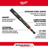 Milwaukee 48-32-4516 SHOCKWAVE 4" Impact Magnetic Drive Guide - 2