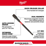 Milwaukee 48-32-4532 Shockwave 6" Impact Locking Bit Holder - 2