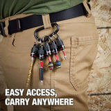 Milwaukee 48-32-4537 5PC Bit Holder with Carabiner - 3