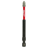 Milwaukee 48-32-4564 SHOCKWAVE 3.5" PH2 Impact Bit 5PK