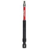 Milwaukee 48-32-4574 SHOCKWAVE™ 5-Piece 3-1/2 in. Impact Square Recess #2 Power Bits - 2