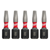 Milwaukee 48-32-4621 SHOCKWAVE 1" SQ1 Impact Bit 5PK