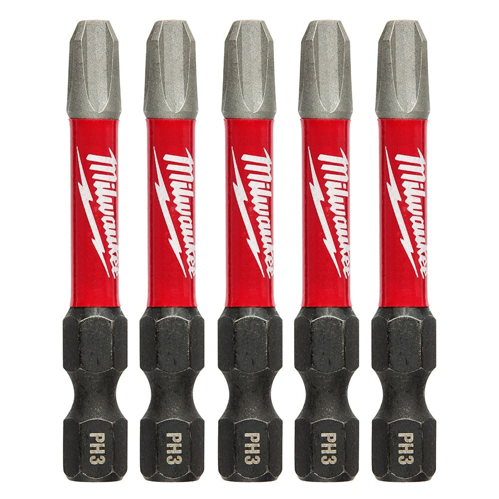 Milwaukee 48-32-4639 Shockwave 2" PH3 5PK