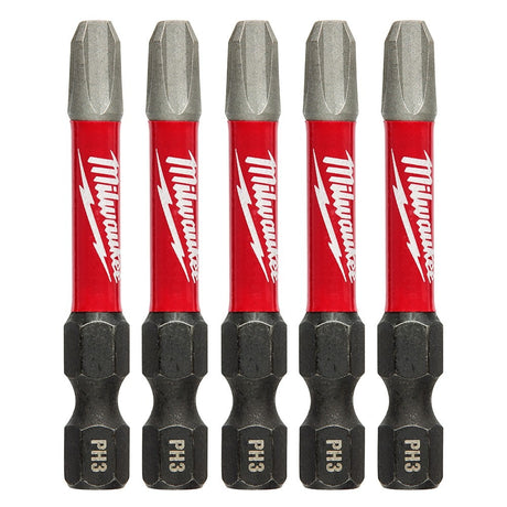 Milwaukee 48-32-4639 Shockwave 2" PH3 5PK