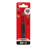 Milwaukee 48-32-4670 SHOCKWAVE Impact Duty™ 3-1/2" SQ1 Bit 2PK - 7
