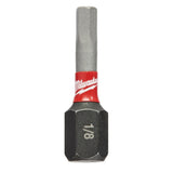 Milwaukee 48-32-4704 SHOCKWAVE™ Impact Hex 1/8 in. Insert Bit - 2