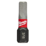 Milwaukee 48-32-4707 SHOCKWAVE™ Impact Hex 3/16 in. Insert Bit - 2