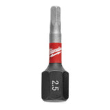 Milwaukee 48-32-4724 SHOCKWAVE™ Impact Hex 2.5 mm Insert Bit