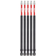 Milwaukee 48-32-4855 SHOCKWAVE™ 6 in. Square Recessed #2 Power Bit (5 Pack)