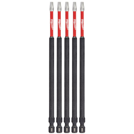 Milwaukee 48-32-4855 SHOCKWAVE™ 6 in. Square Recessed #2 Power Bit (5 Pack)