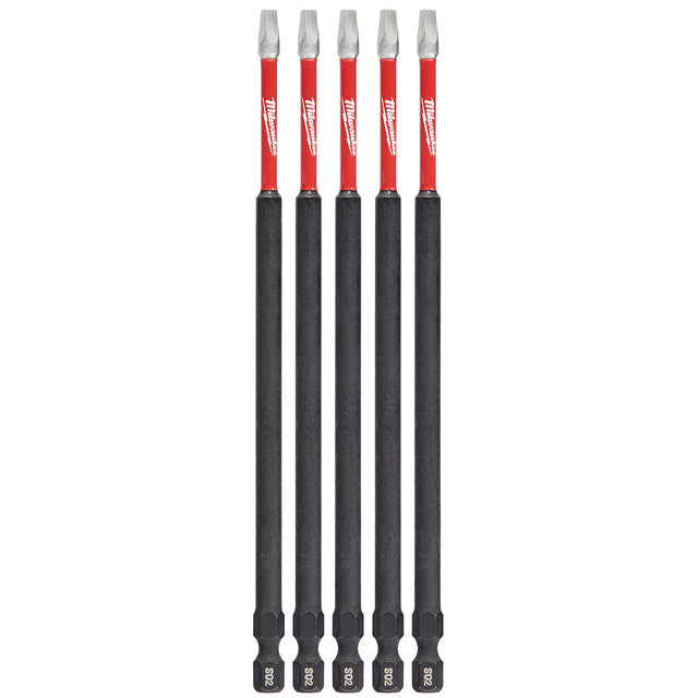 Milwaukee 48-32-4855 SHOCKWAVE™ 6 in. Square Recessed #2 Power Bit (5 Pack)