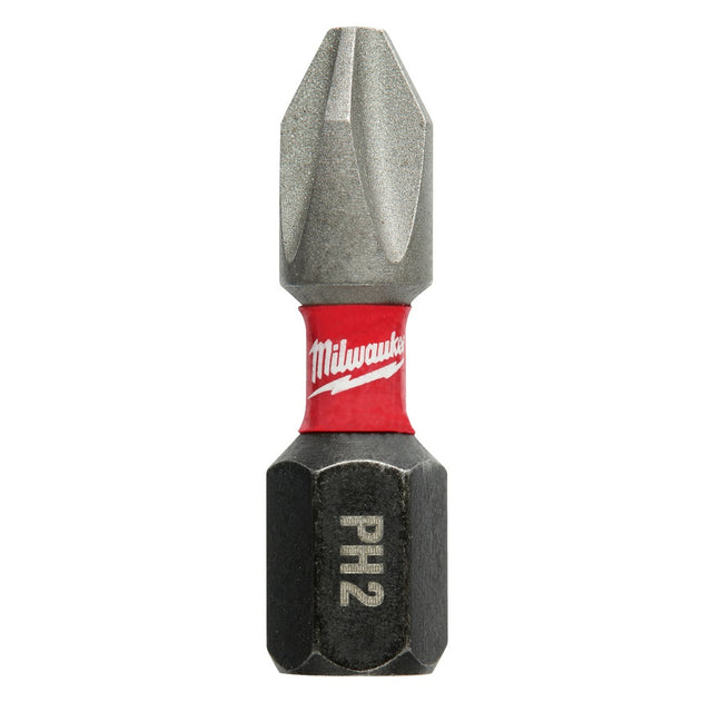 Milwaukee 48-32-5003 #2 Phillips Shockwave 1" Insert Bit, 15 Pack