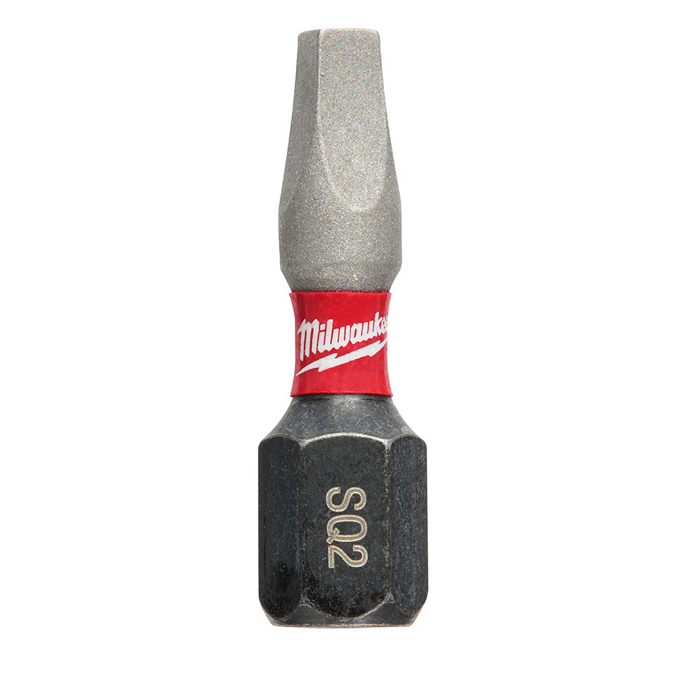 Milwaukee 48-32-5008 SHOCKWAVE™ Square Recess #2 Insert Bit (10-Piece Contractor Pack) - 3