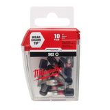 Milwaukee 48-32-5008 SHOCKWAVE™ Square Recess #2 Insert Bit (10-Piece Contractor Pack) - 10