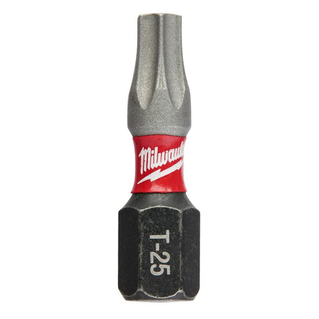 Milwaukee 48-32-5014 SHOCKWAVE 1" T25 Impact Bit 15PK TIC TAC