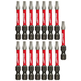 Milwaukee 48-32-5015 SHOCKWAVE™ 2 in. Impact T25 Power Bits (15 Pack)