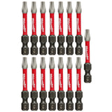 Milwaukee 48-32-5015 SHOCKWAVE™ 2 in. Impact T25 Power Bits (15 Pack)