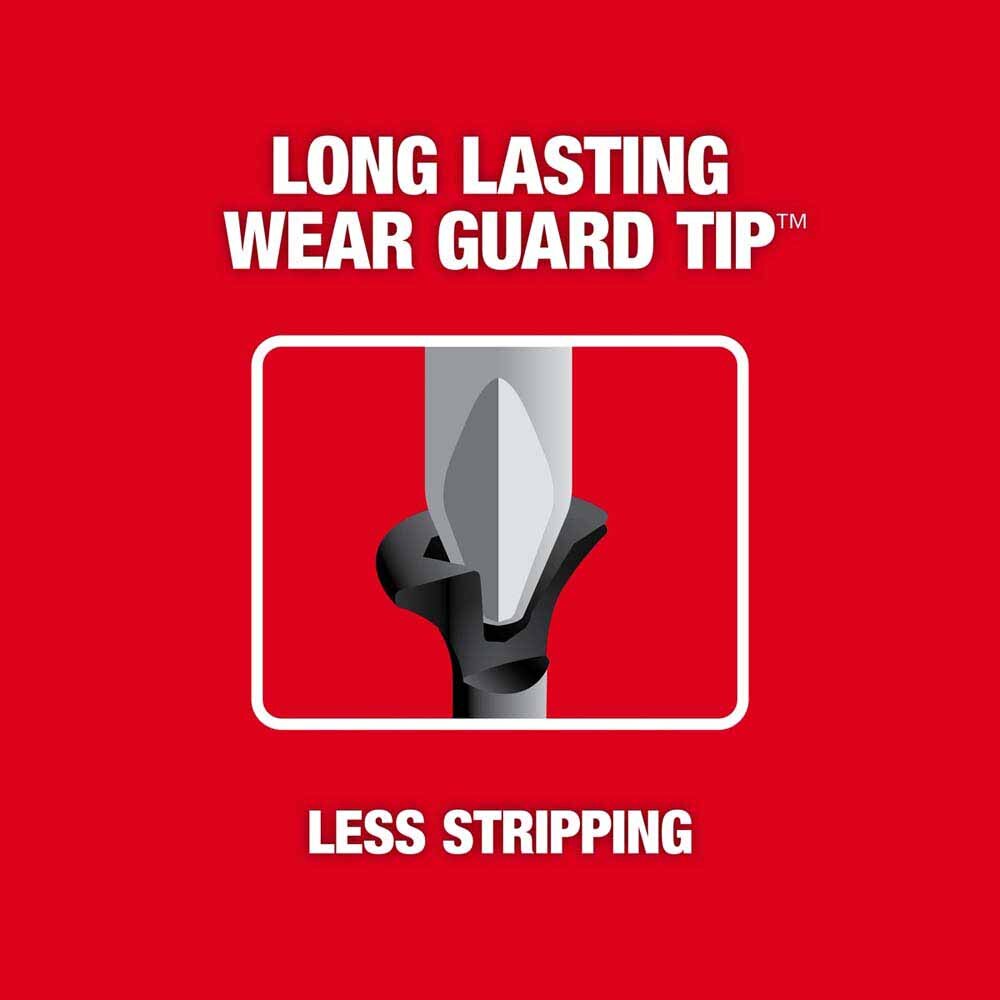 Milwaukee 48-32-6000 SHOCKWAVE Impact Duty 2" T45 Impact Bits 2 Pack –  Wear Guard Tip, Impact Rated - 3