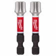 Milwaukee 48-32-6004 2" T55 Impact Duty Driver Bits 2-Pack for Impact Drivers and Drill Drivers