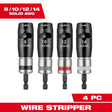 Milwaukee 48-32-6406 4PC Solid Wire Stripper Set for 8-14 AWG Solid Wire