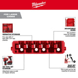 Milwaukee 48-32-9934 Large Case Rows for Insert Bit Accessories 5PK - 3