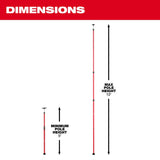 Milwaukee 48-35-1511 Milwaukee 12ft Telescoping Laser Pole - 4