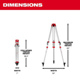 Milwaukee 48-35-3700 Rotary Laser Tripod - 7