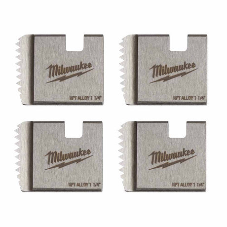 Milwaukee 48-36-1104 1-1/4" Alloy NPT Portable Pipe Threading Dies