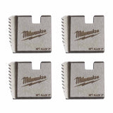 Milwaukee 48-36-1106 2" Alloy NPT Portable Pipe Threading Dies