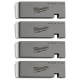 Milwaukee 48-36-1201 1/2"-3/4" ALLOY NPT Universal Pipe Threading Dies